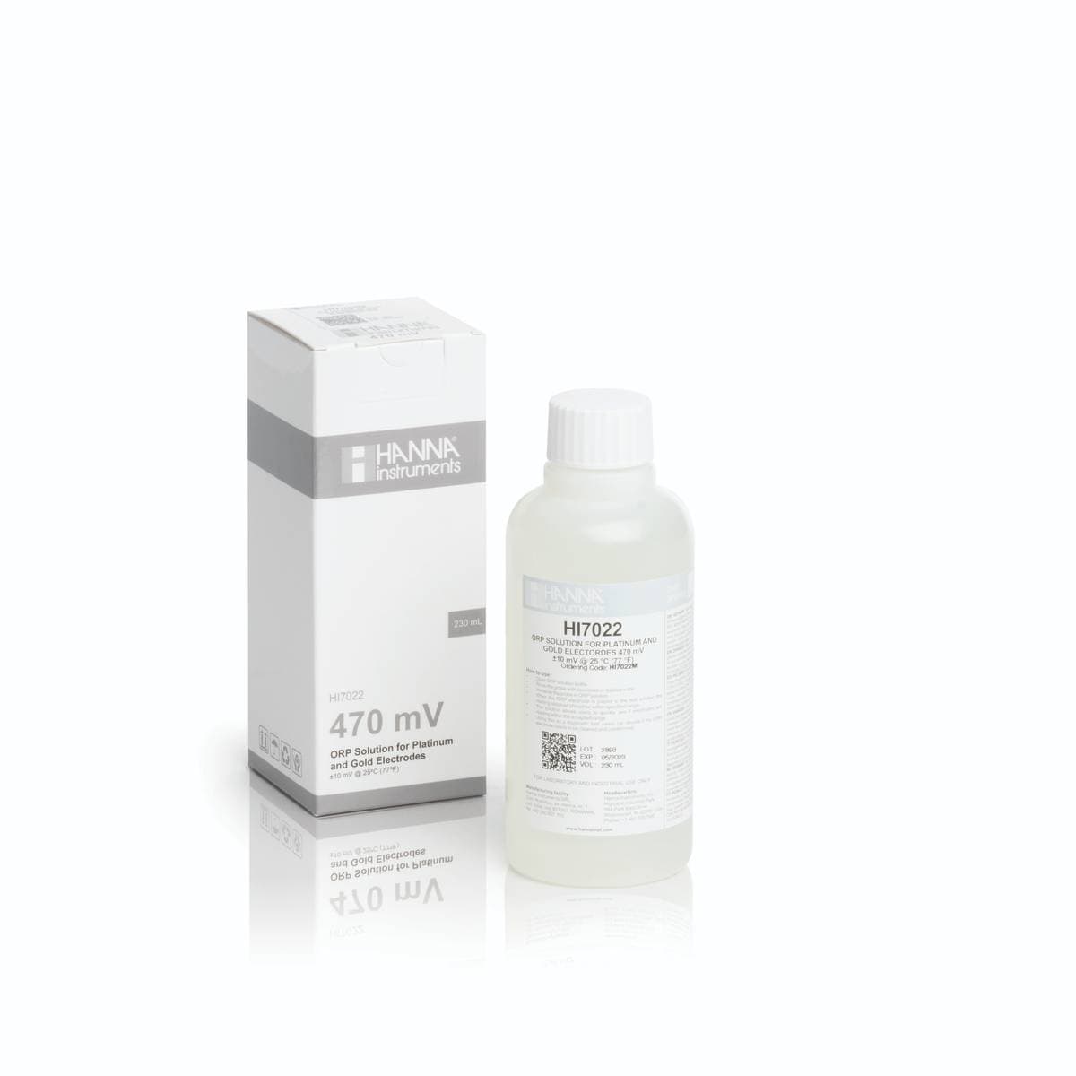Preizkusna raztopina ORP HANNA HI7022M, 230 ml