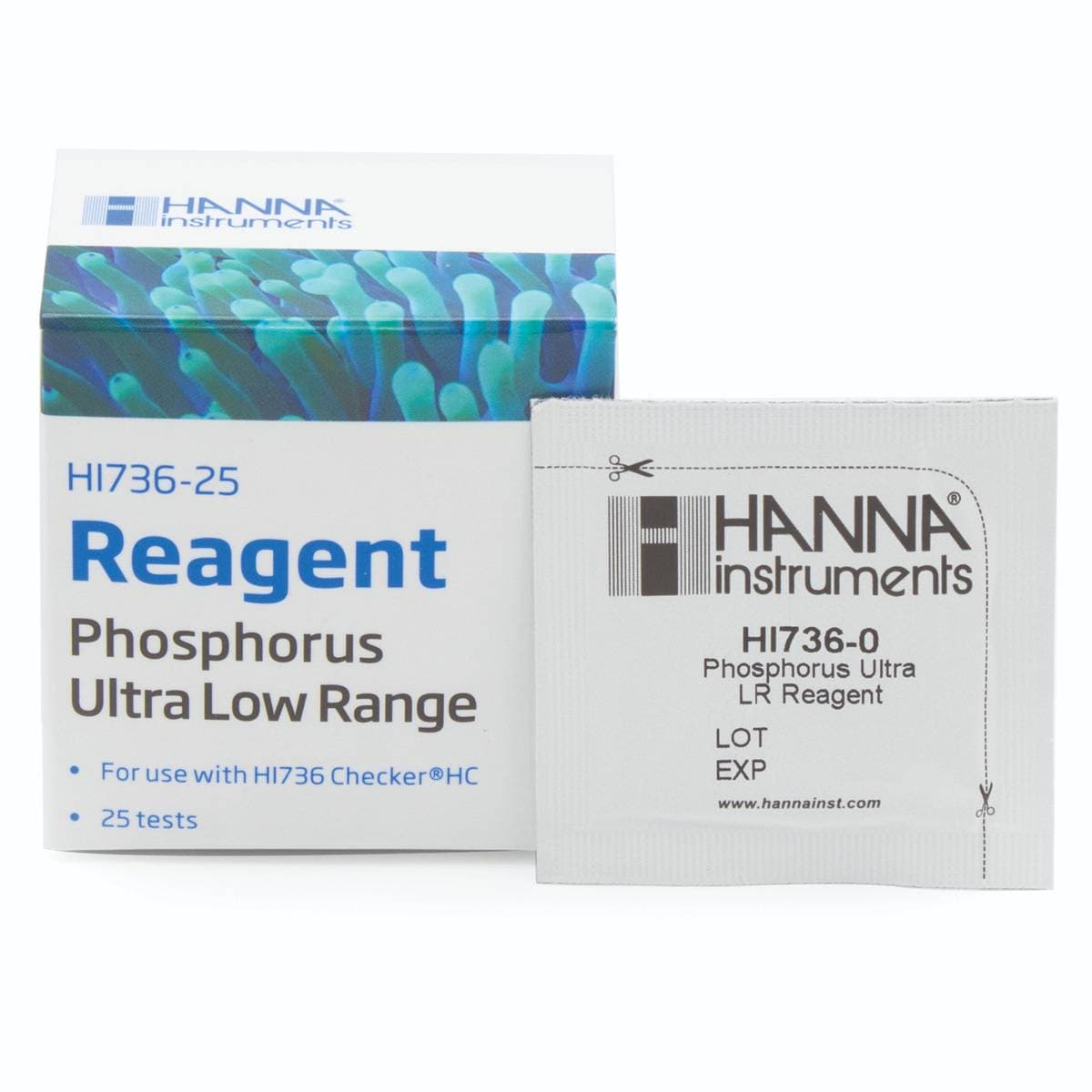 HI736-25 reagent – fosfor v morski vodi, ultranizko območje, za HI736