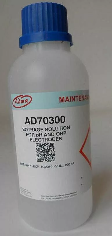 Raztopina za shranjevanje elektrod AD70300, 230 ml