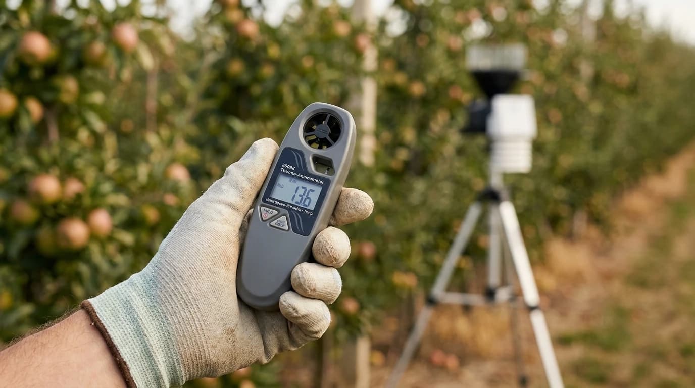 3141 digitalni ročni merilnik vetra in temperature