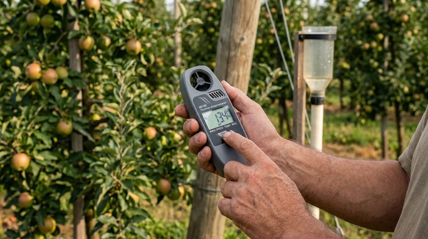 3145A ročni merilnik vetra, temperature in vlage