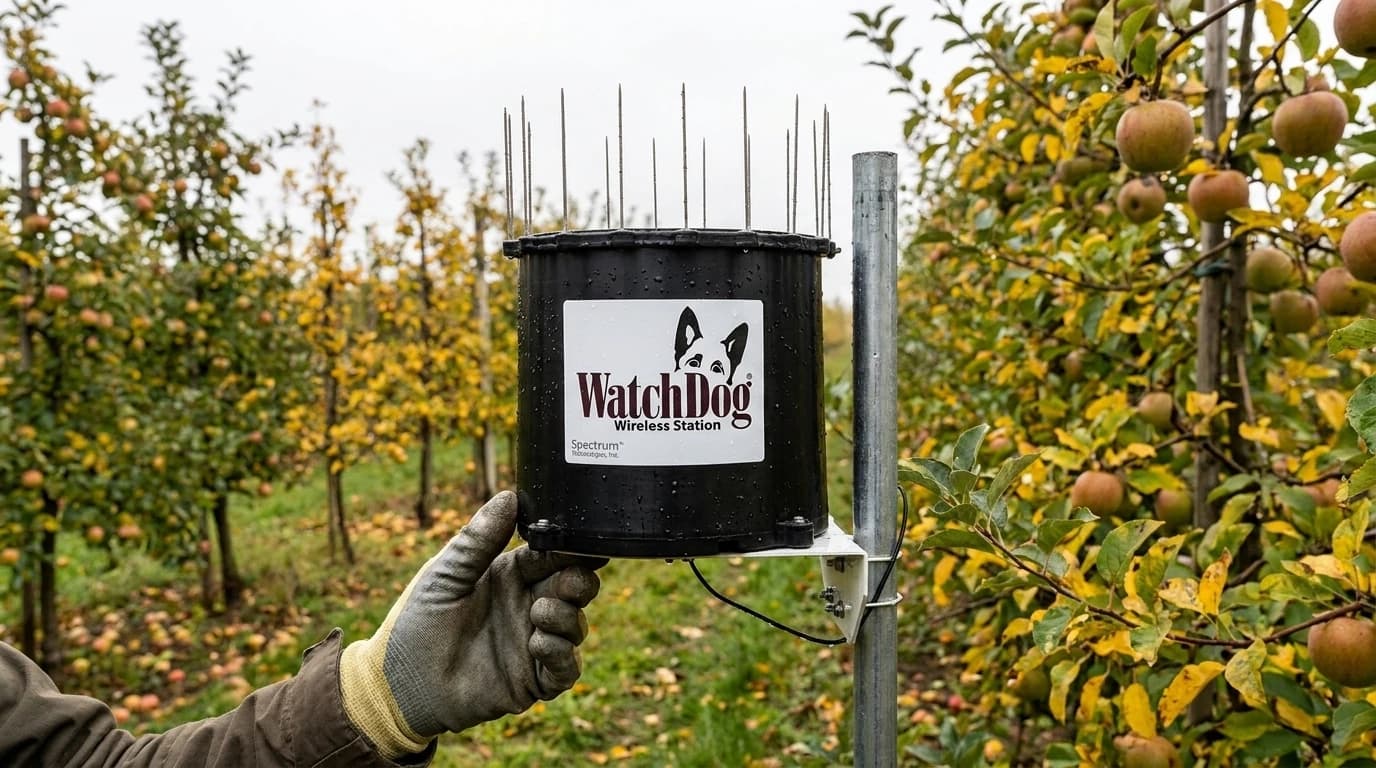 WatchDog dežemer s prekucno posodico in zaščito pred pticami