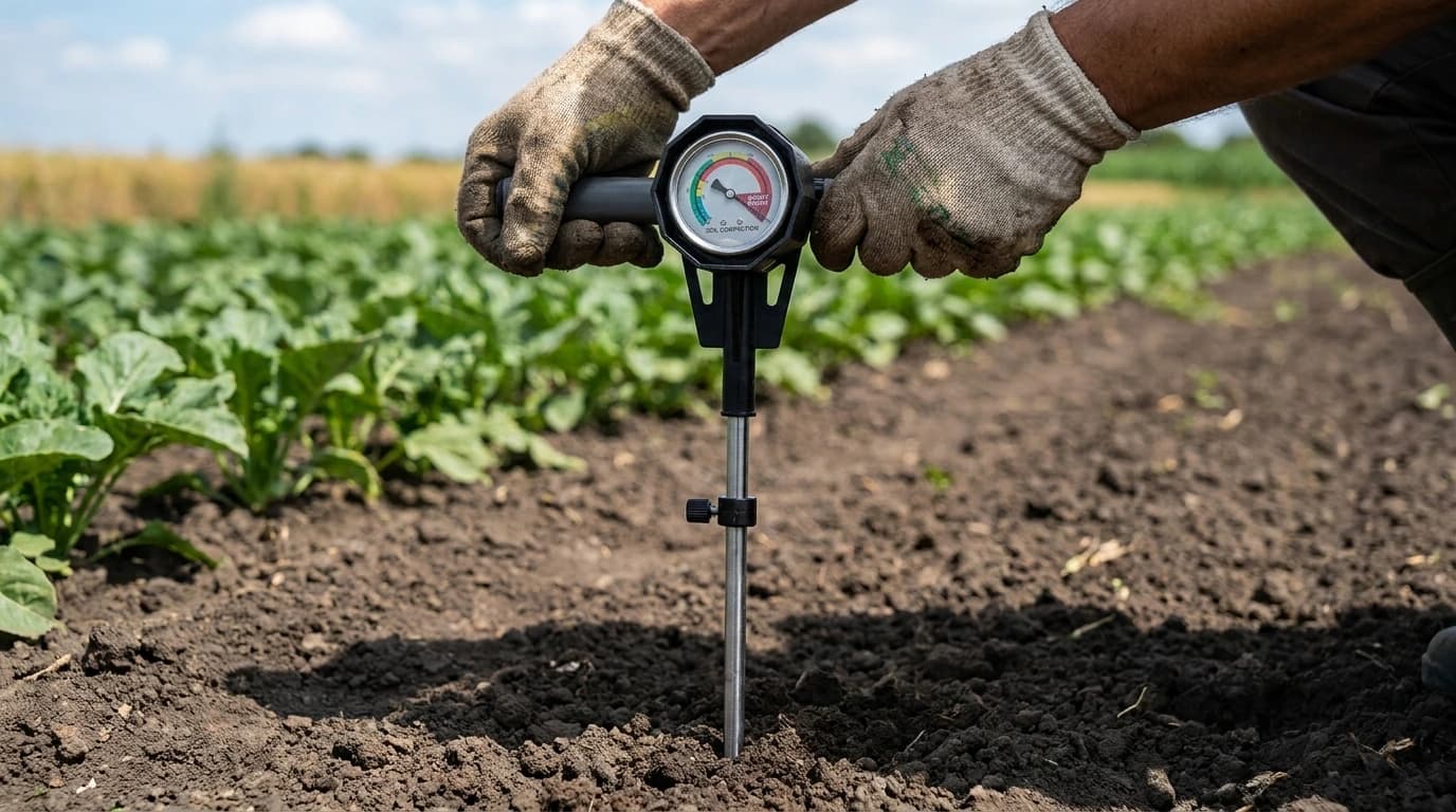Analogni penetrometer za zbitost tal