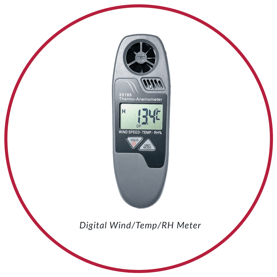 3145A ročni merilnik vetra, temperature in vlage