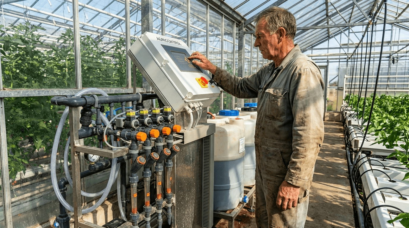 Sistem namakanja in gnojenja AGRIMIX-L2K/8