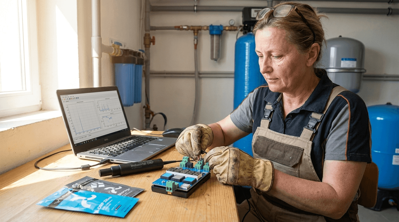 Industrijski merilni sistem ORP za PLC in SCADA