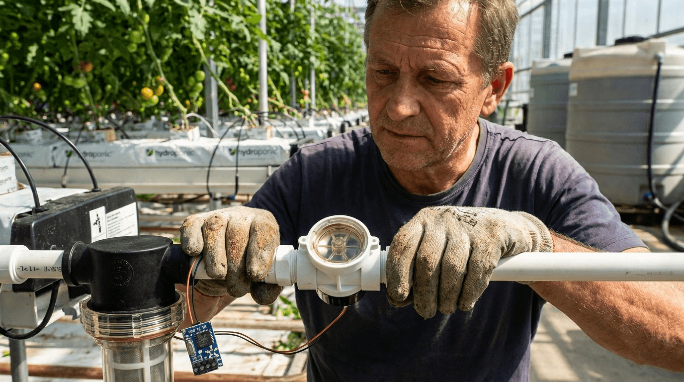 Merilnik pretoka 1/2 palca za namakanje in industrijo