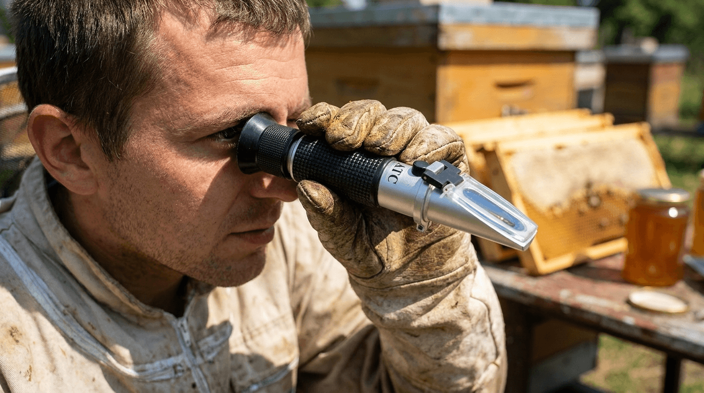 Refraktometer za med Labornite RHB-90 z oljem